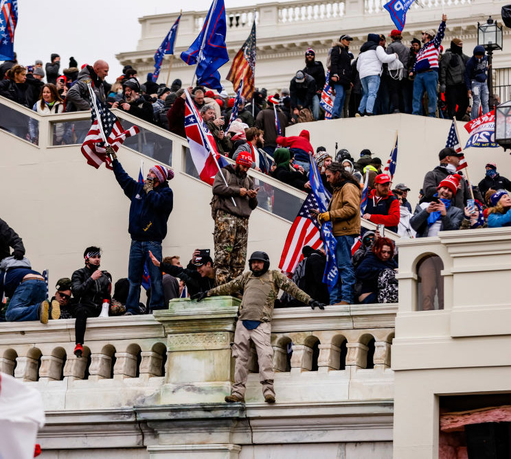 Rioters attempt an insurrection of the US Capitol